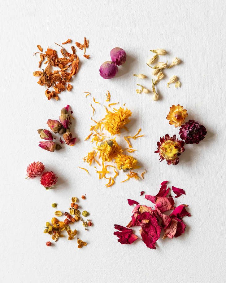 Dried flowers and herbs